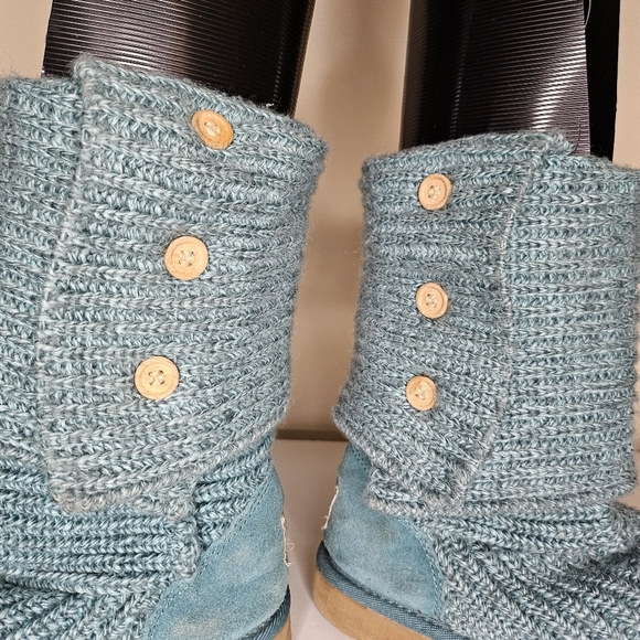 Ugg Women's Shoes Classic Cardy Knit Ugg Boots - Picture 10 of 16
